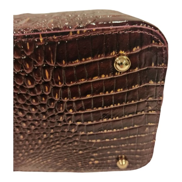 nwt BRAHMIN Duxbury Satchel Sunset Melbourne with detachable crossbody strap - Picture 8 of 16